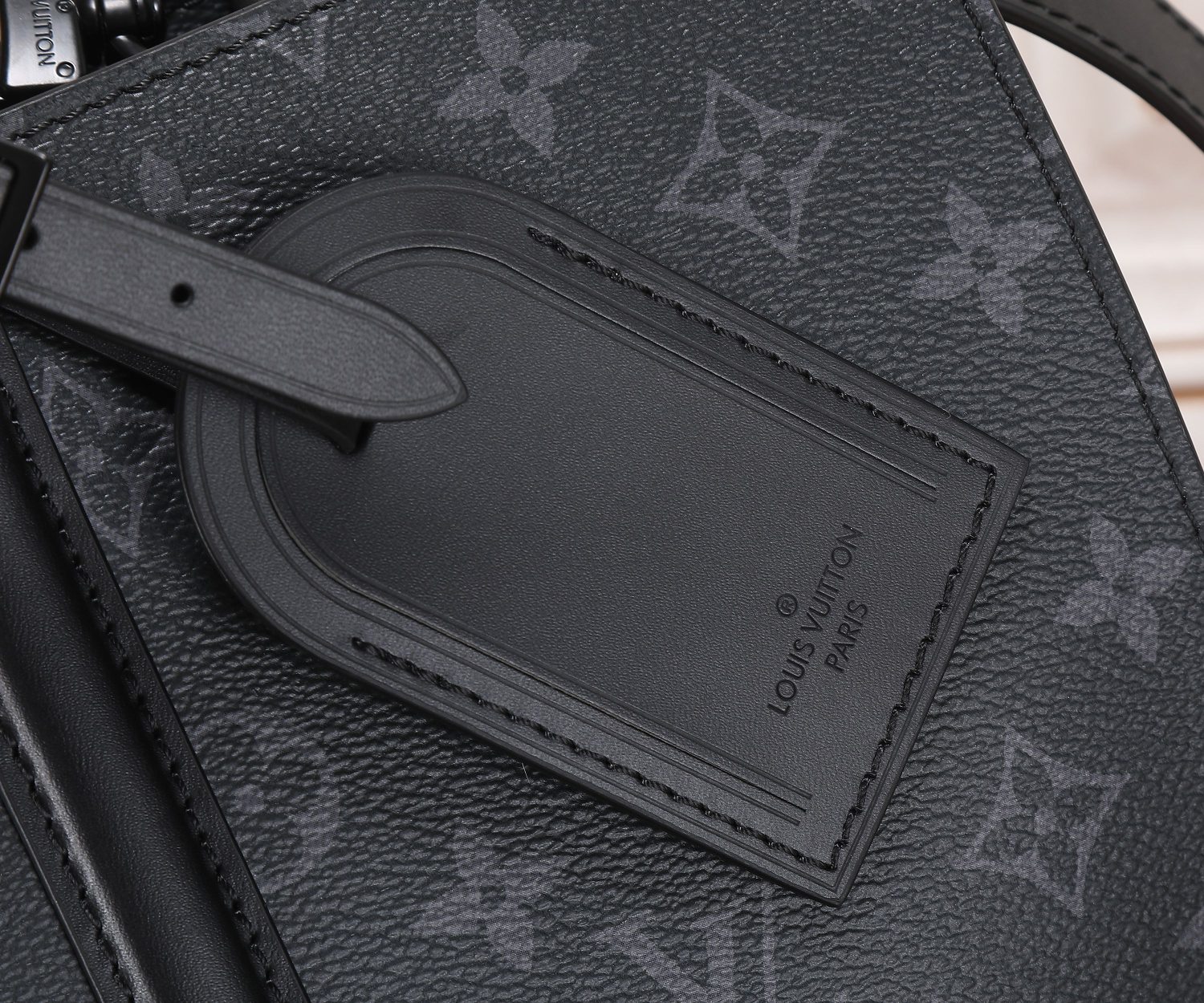 LV高仿男士灰黑Monogram手提托特包 公事包｜歐美奢侈品精品推薦