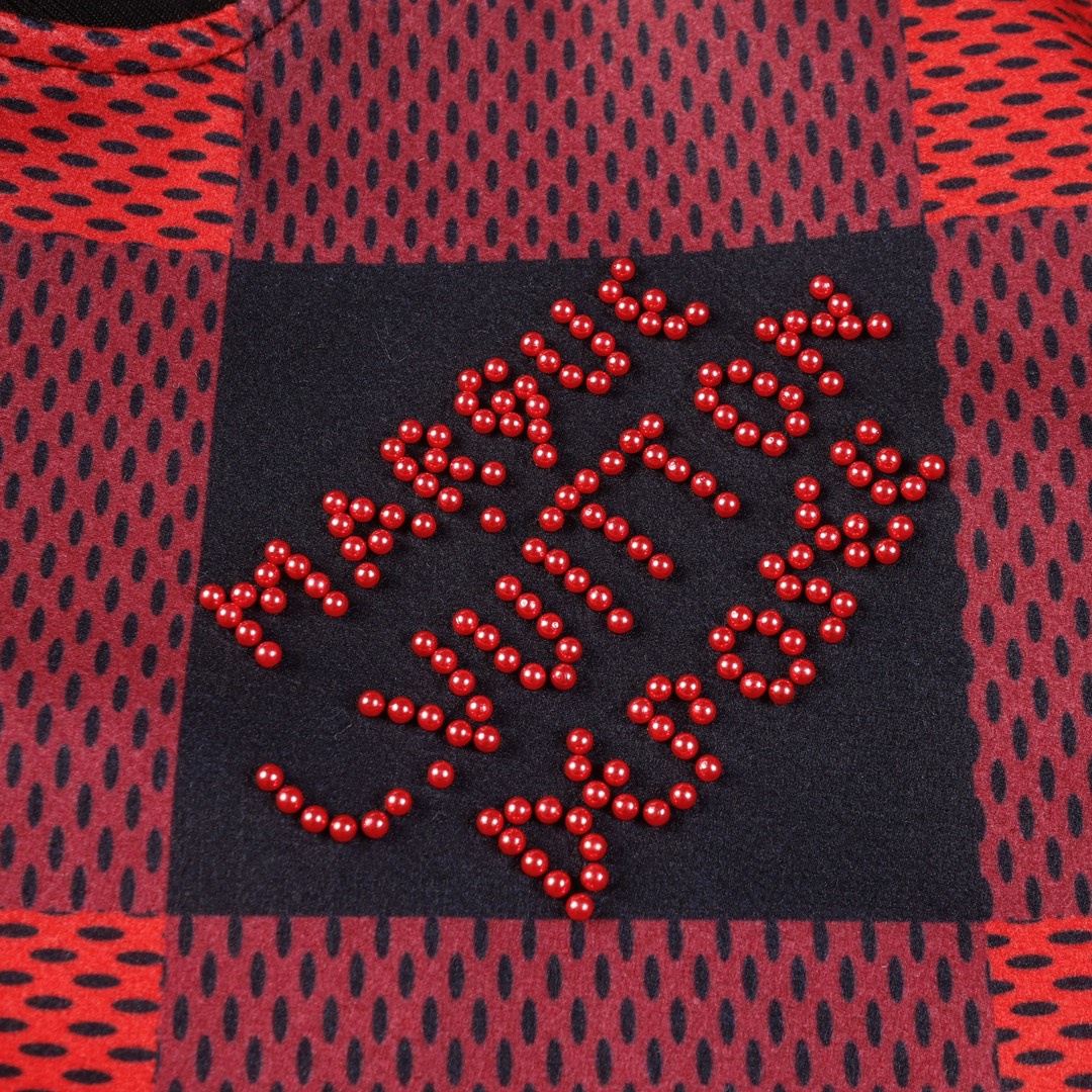 LV一比一紅黑格紋拼皮棒球外套街頭潮流男女同款｜歐美奢侈品精品推薦