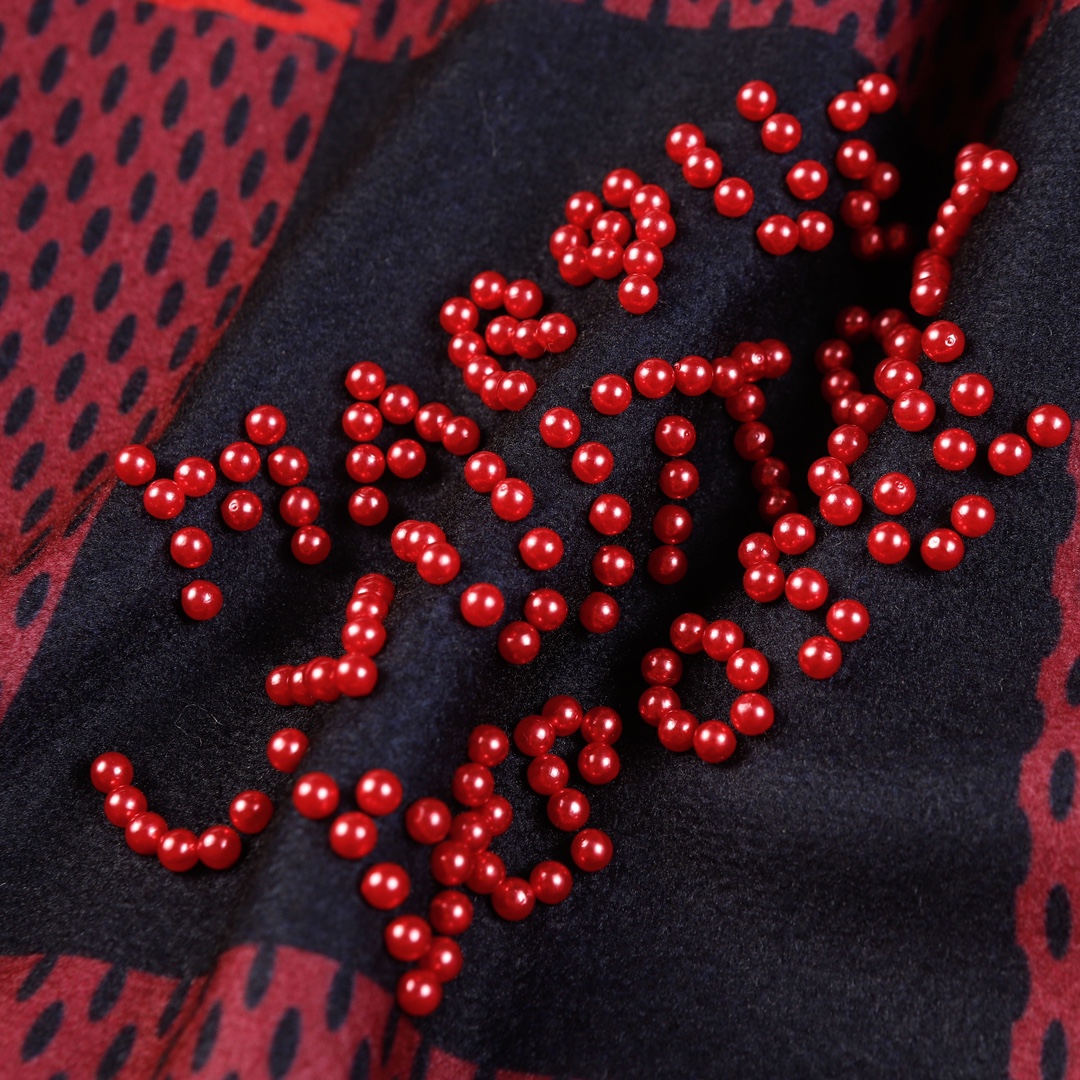 LV一比一紅黑格紋拼皮棒球外套街頭潮流男女同款｜歐美奢侈品精品推薦