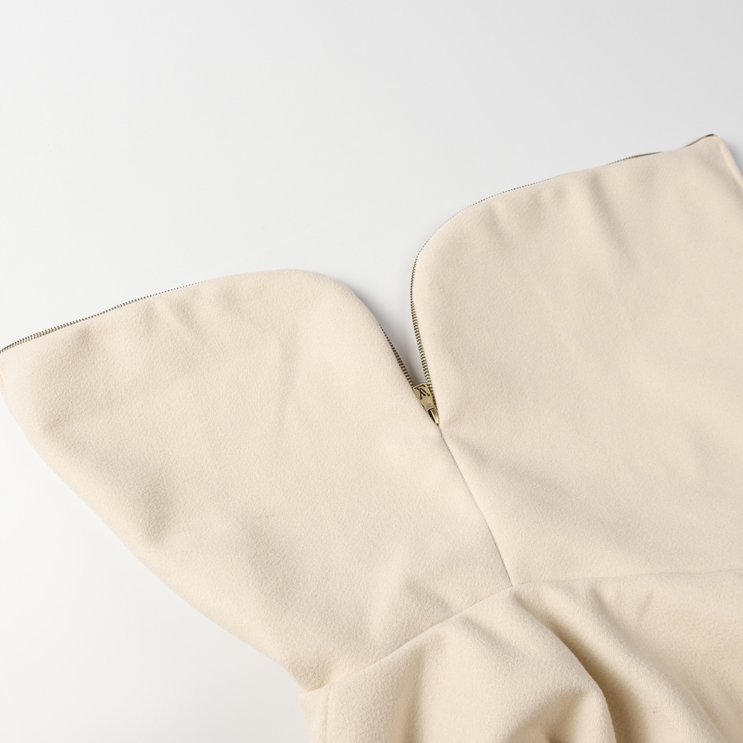 LV一比一米白拼白袖連帽棒球外套 刺繡Logo極簡風設計｜歐美奢侈品精品推薦